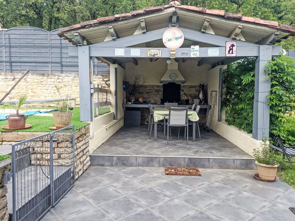 Furniture, Shade, Flagstone, Outdoor Structure, Garden, Backyard, Patio, Chair, Outdoor Furniture, Pergola