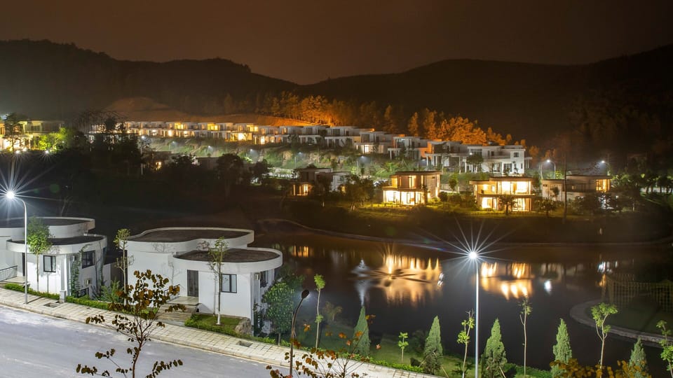 Front of property - evening/night