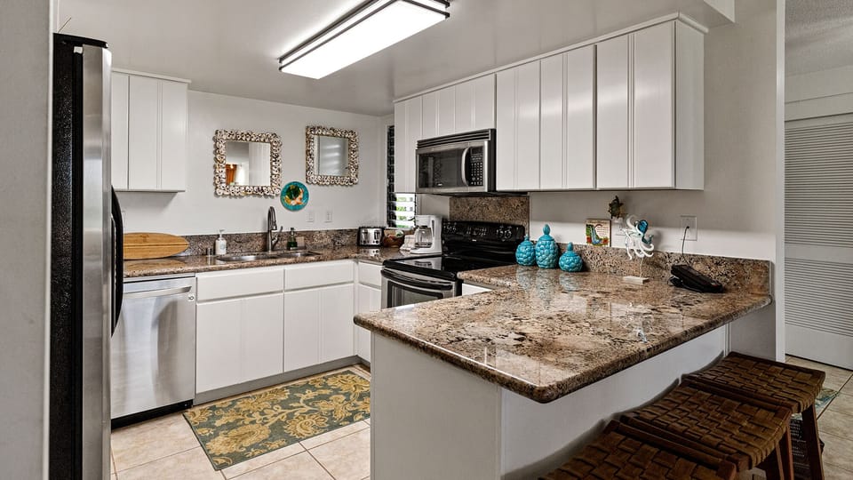 Hanalei Bay Resort #9123 - Fully Equipped Kitchen - Parrish Kauai