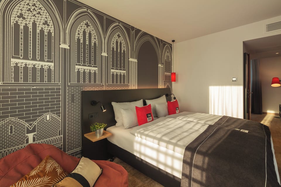 In-room safe, soundproofing, cribs (free), WiFi (free)