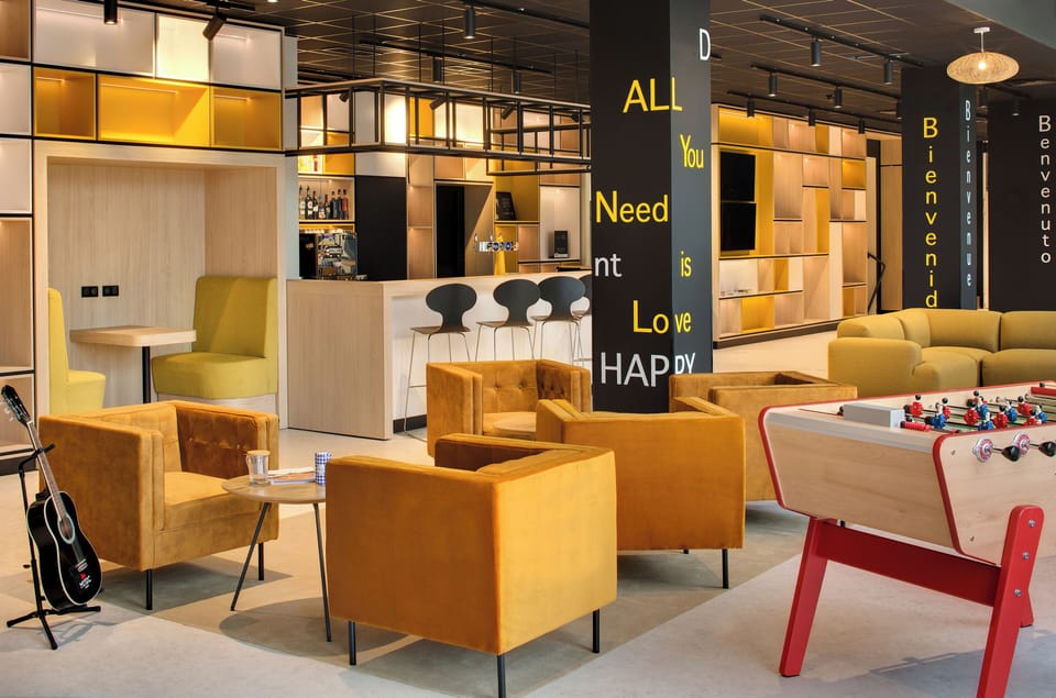 Lobby sitting area