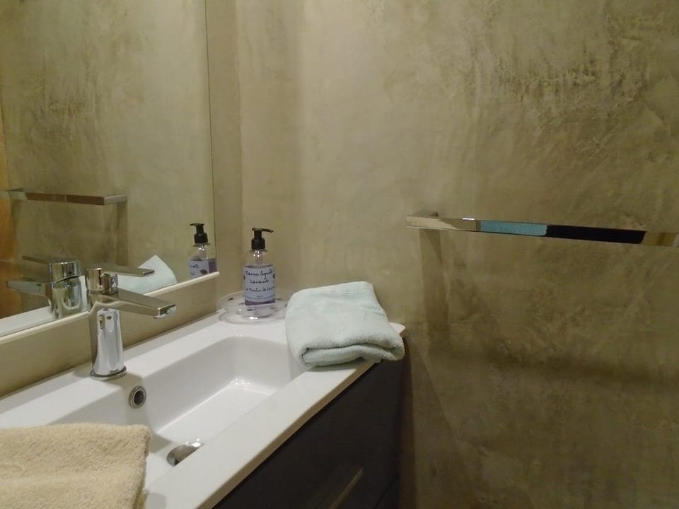 Economy Double or Twin Room (Les Pitchounettes) | Bathroom sink