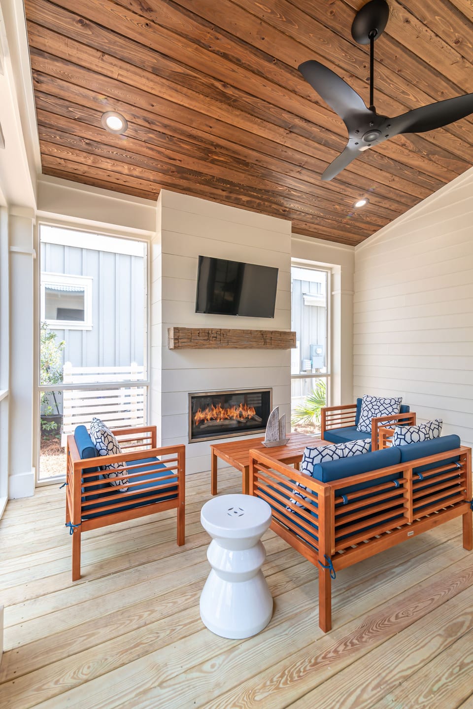 Welcome to Our Outdoor Living Space. Porch is screened in with forest views! 