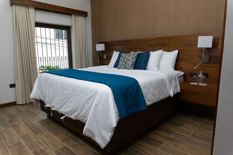 Deluxe Double Room | Premium bedding, soundproofing, WiFi (free), bed sheets