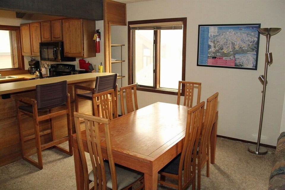Sunrise 23- Dining Room Table, Bar Stools for Extra Seating