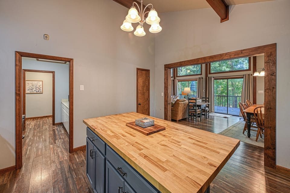 View from kitchen