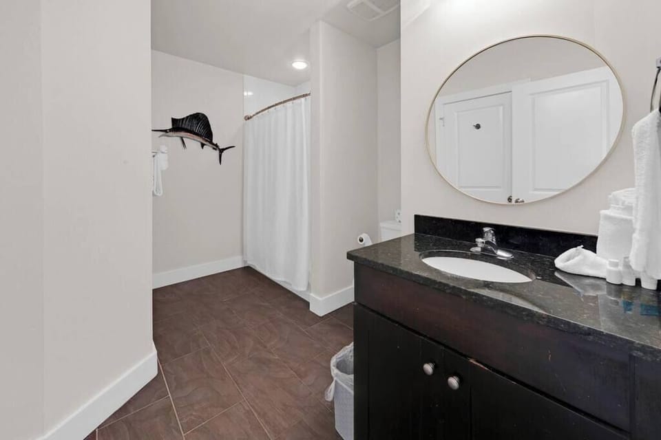 Hallway bathroom 
