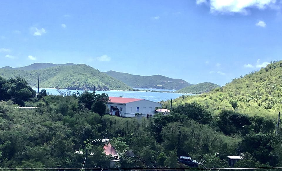 View from deck towards Hurricane Hole