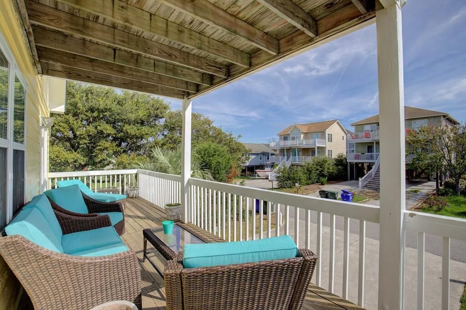 First floor deck