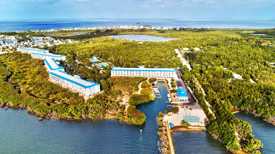 There are five buildings and a marina at Ocean Pointe.  