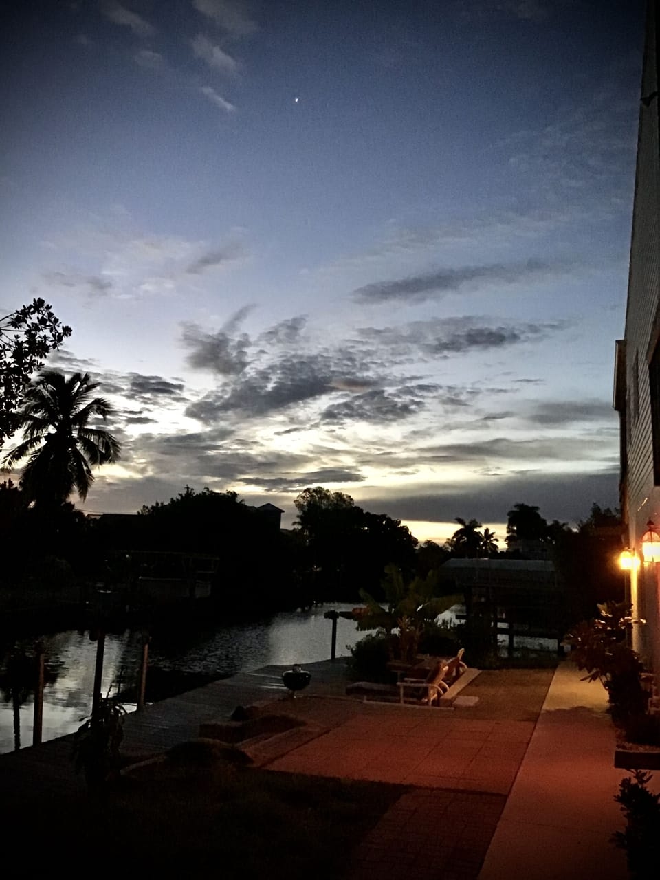Just before dawn