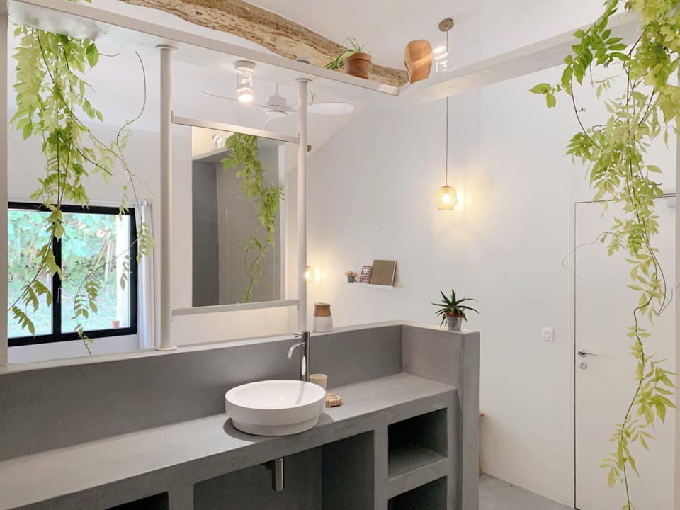 Basic Room (Kapha) | Bathroom | Shower, eco-friendly toiletries, hair dryer, towels