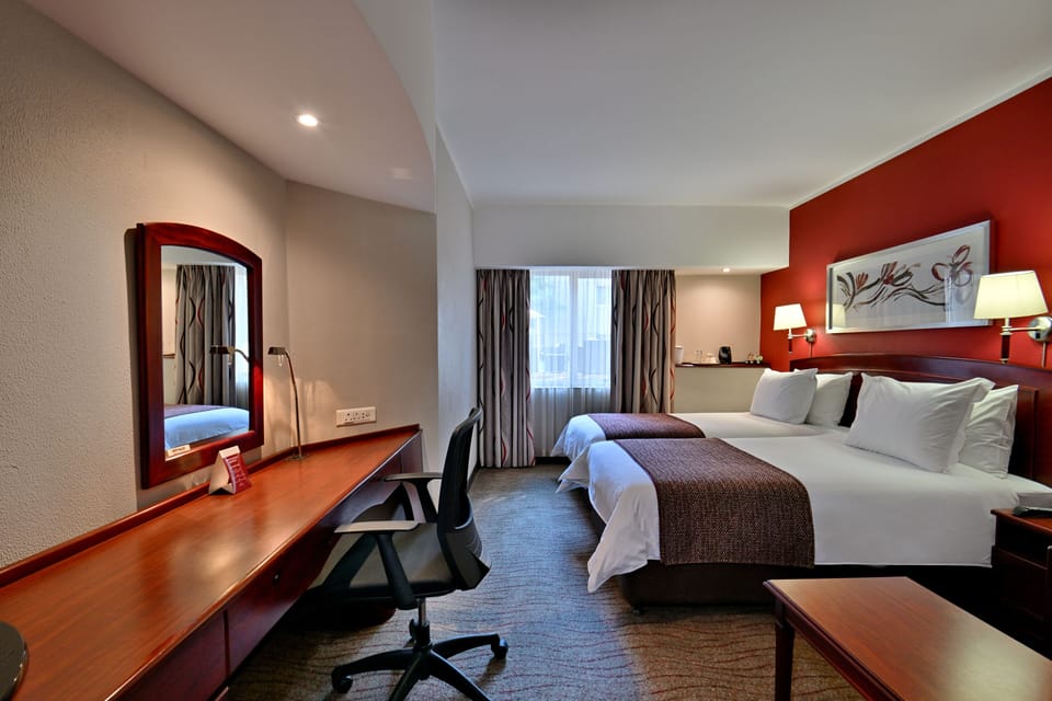 In-room safe, desk, blackout drapes, iron/ironing board