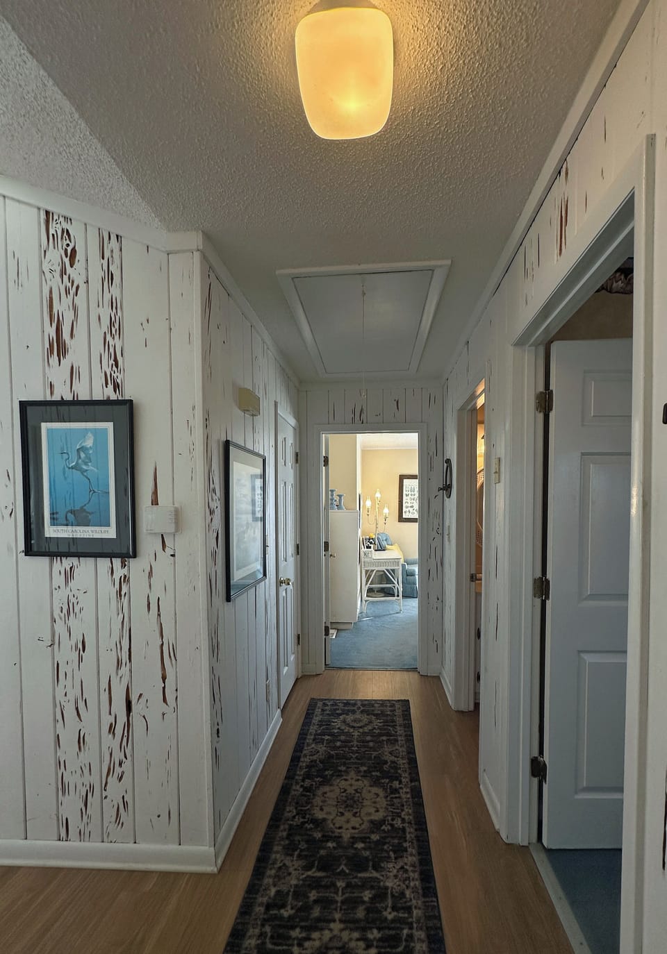 Hallway to Bedroom 2 & 3, Hall Bath