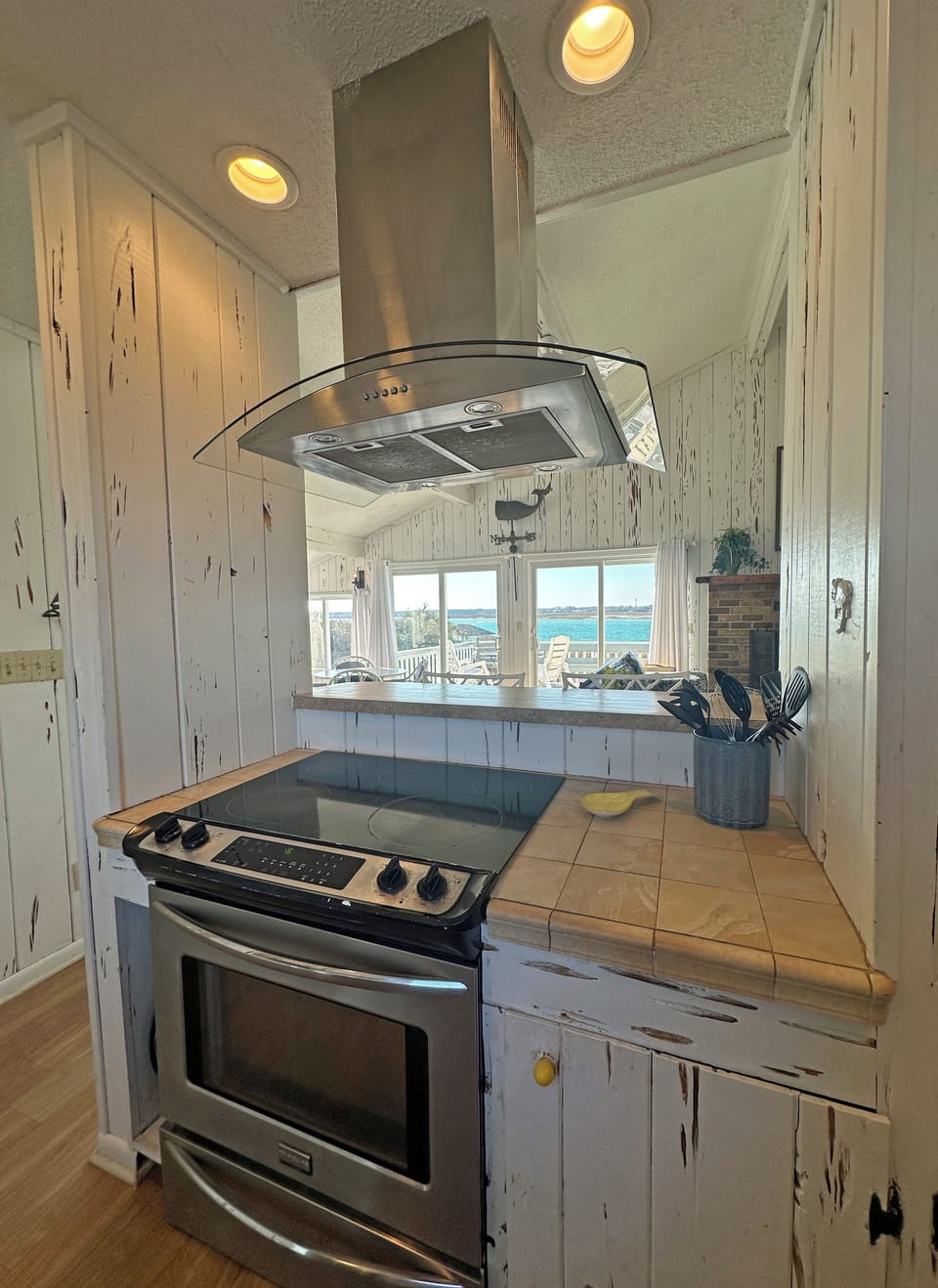 Who wouldn't want to cook with that view?