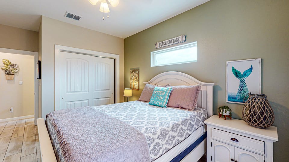 Bedroom One with Queen Bed