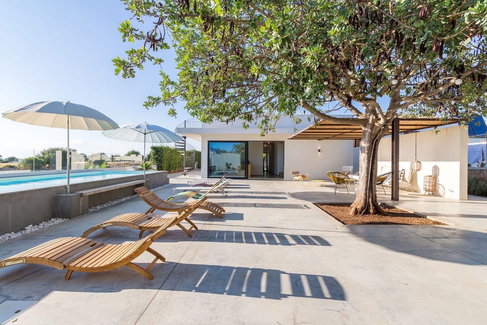 Furnished veranda
