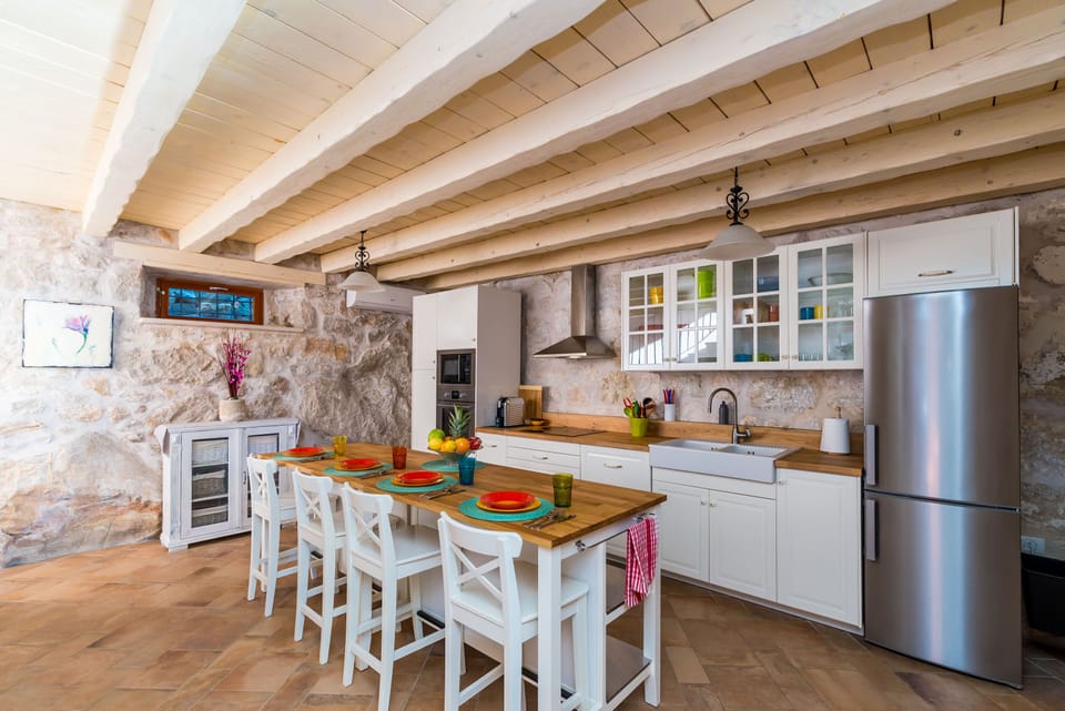 Villa (Two Bedroom House with Sea View) | Private kitchen | Fridge