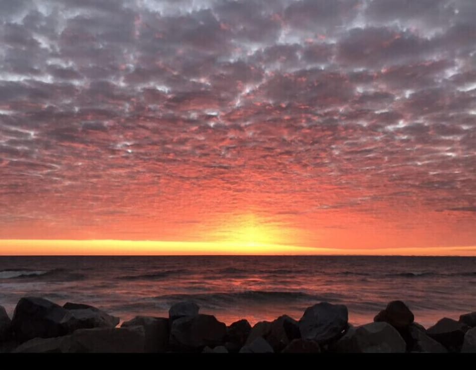 Morning sunrise from back porch