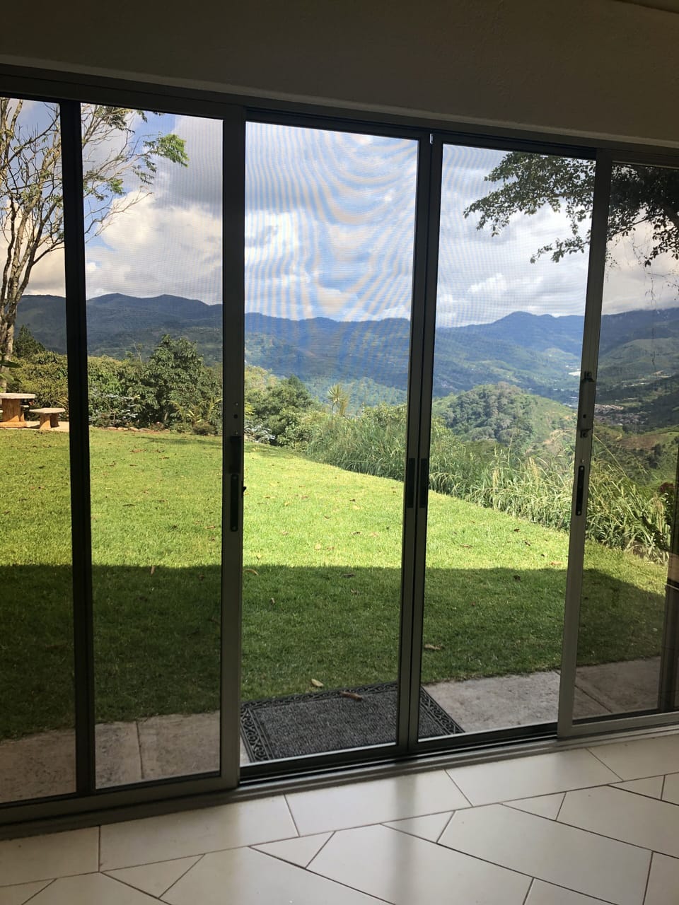 screen in terrace