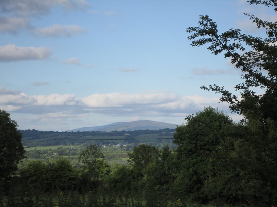 View from the rear of the cottage