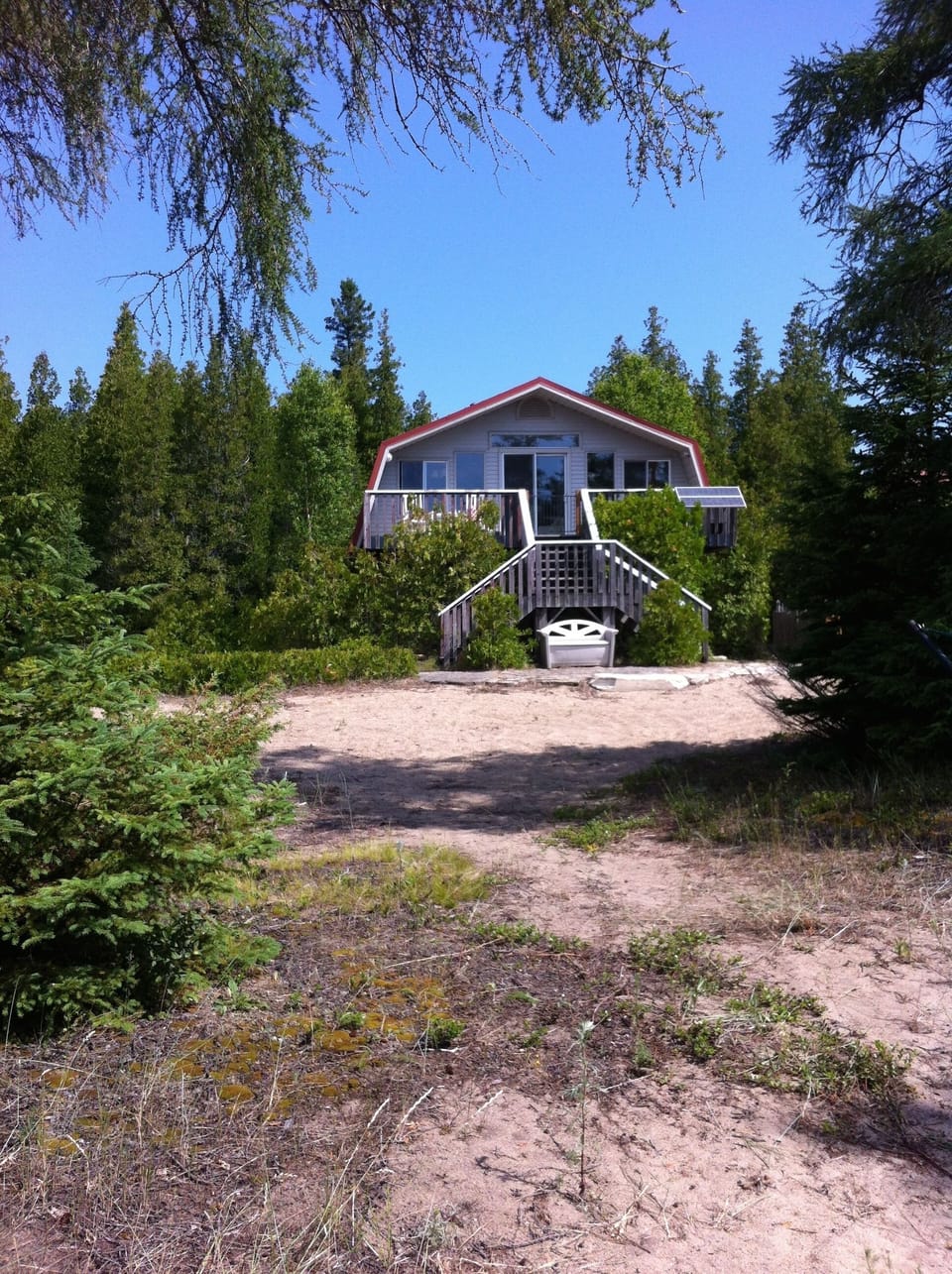 come play in the sand on the shore of Lake Huron!