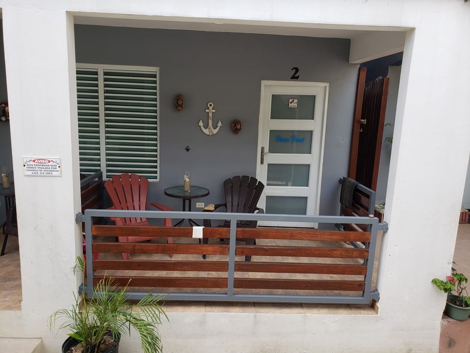 front of studio
