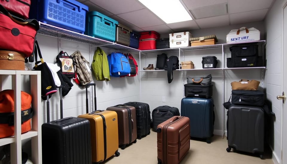 You can drop, store luggage with us Free, we can also collect get a free quote.