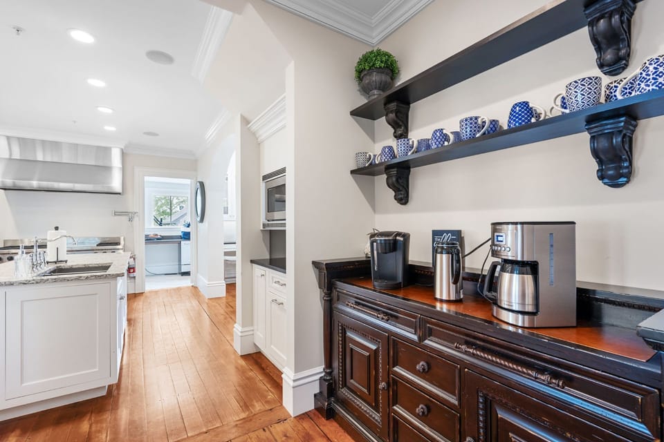 Kickoff your day with the coffee bar off of the kitchen.