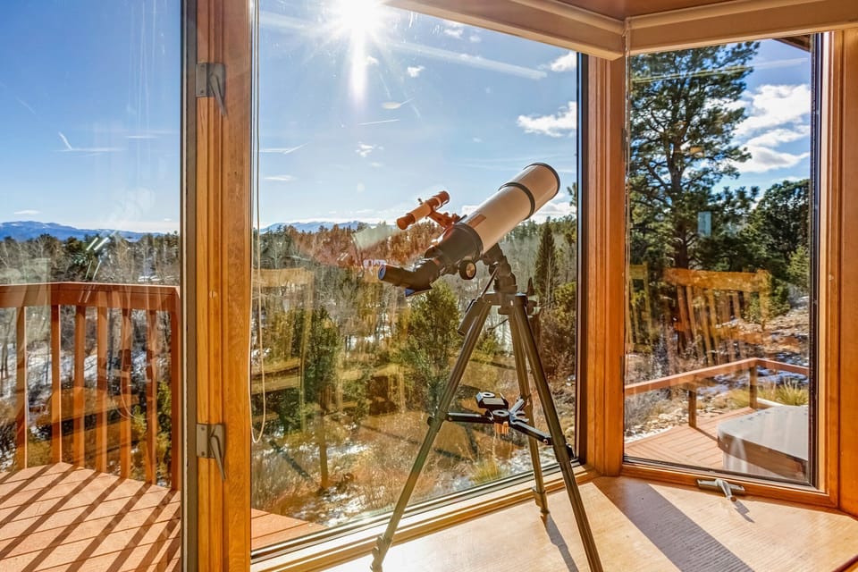 This stargazer retreat comes complete with a telescope