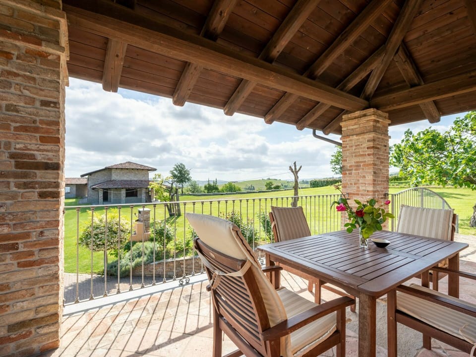 Plant, Property, Furniture, Sky, Table, Wood, Chair, Cloud, Building, Porch