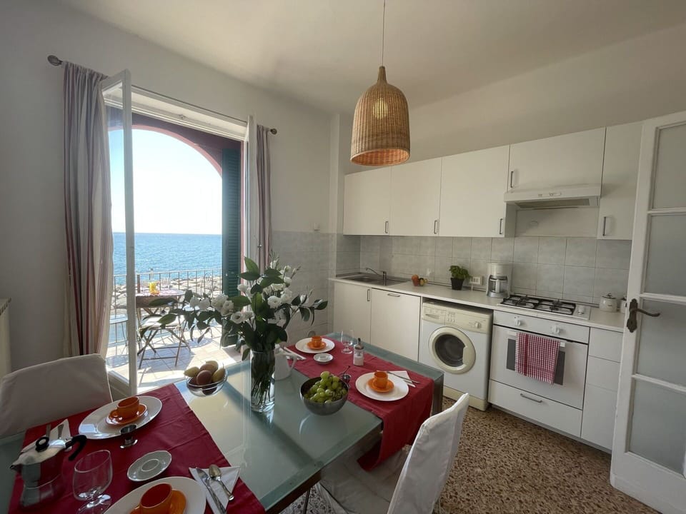 Furniture, Property, Table, Cabinetry, Countertop, Chair, Tableware, Houseplant, Lighting, Kitchen Stove