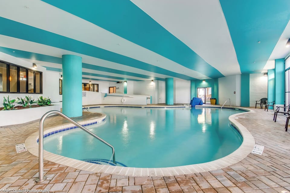 Dive into the excitement with our family-friendly indoor pool, complete with water features and a playful atmosphere for guests of all ages.