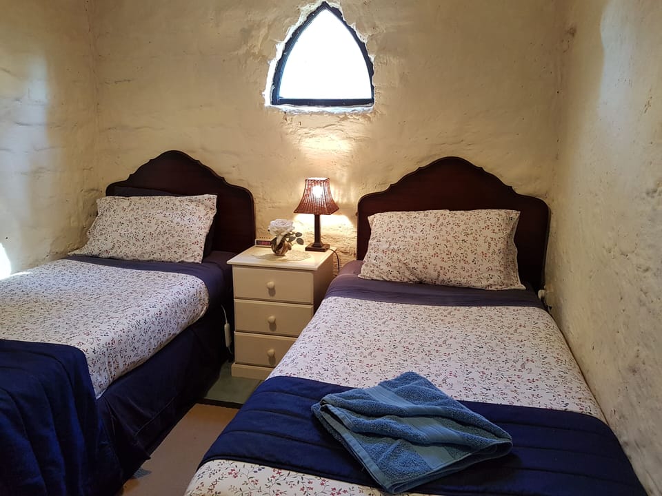 Comfortable twin beds.