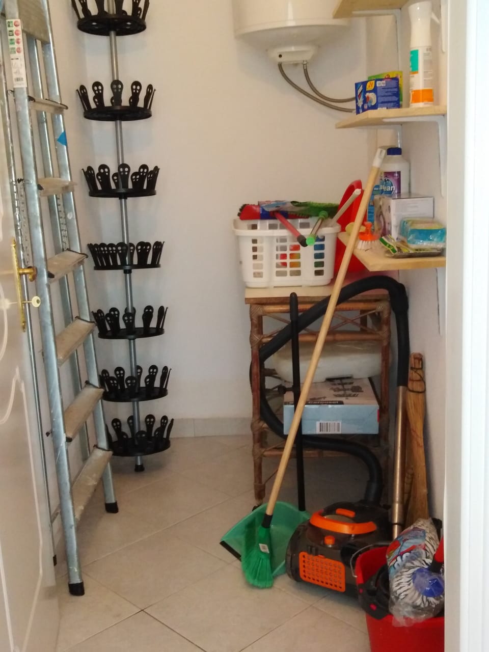 a small storage room