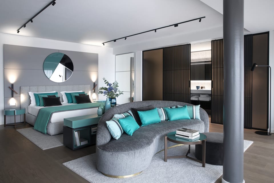 PENTHOUSE SUD | Premium bedding, minibar, in-room safe, blackout drapes