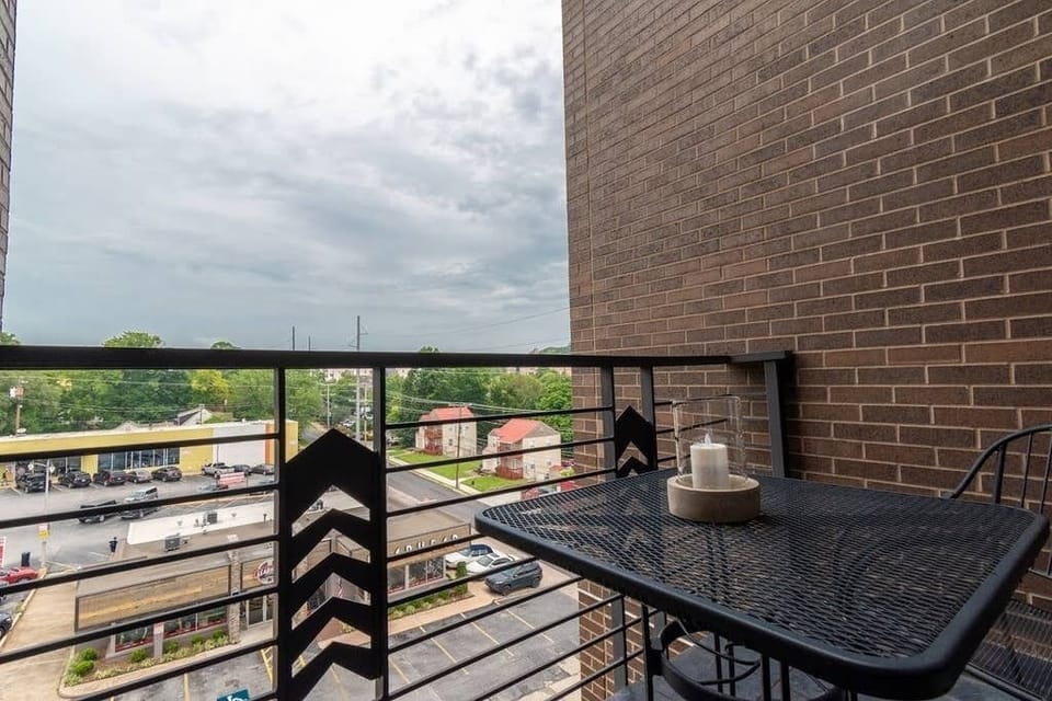 Your own private balcony that overlooks Dickson Street!