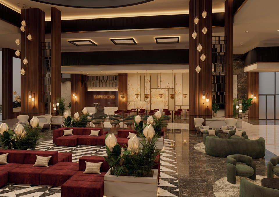 Lobby sitting area