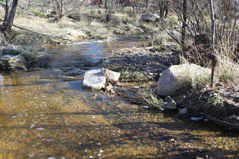 Just feet away is an adventure down the flowing creek that leads you to the beautiful national forests Prescott has to offer.