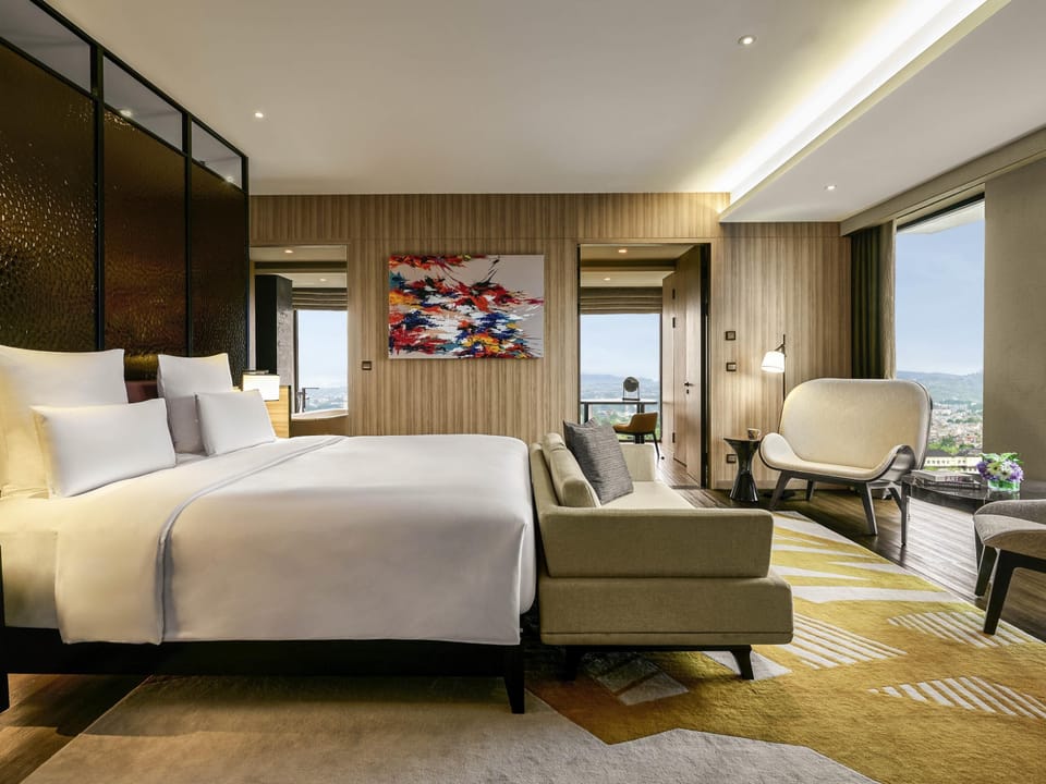 Junior Suite, 1 King Bed (Pullman) | Premium bedding, minibar, in-room safe, desk