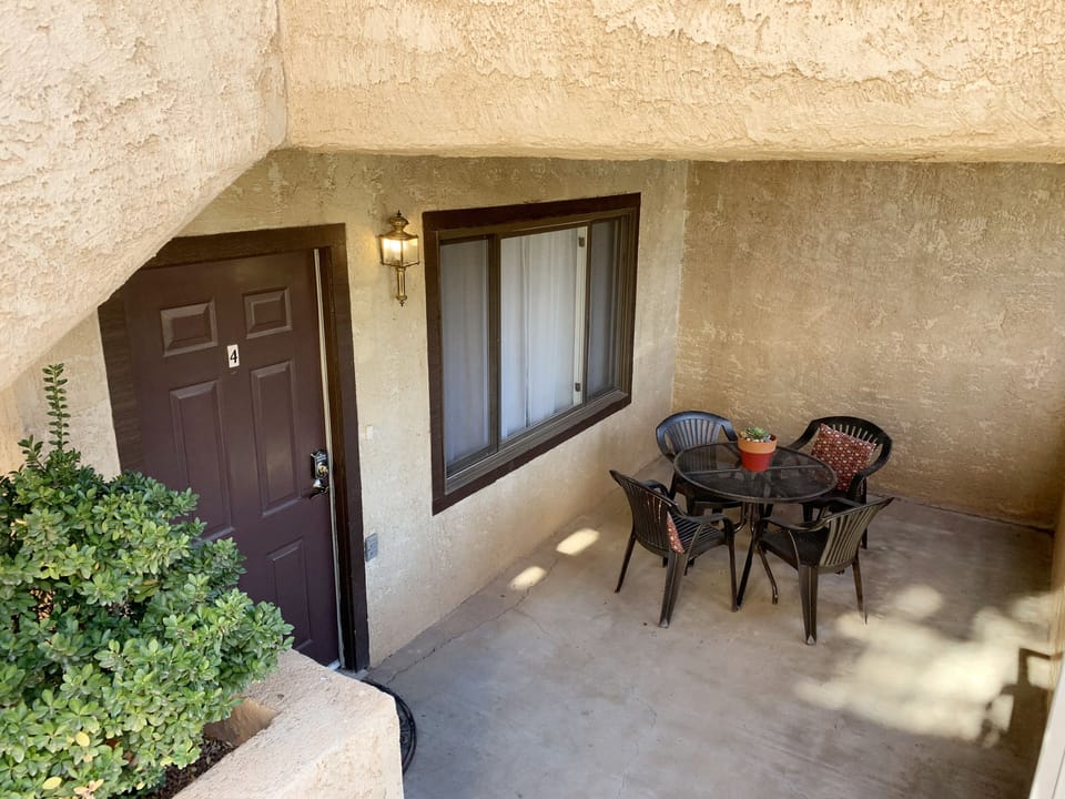 Front entrance/patio
