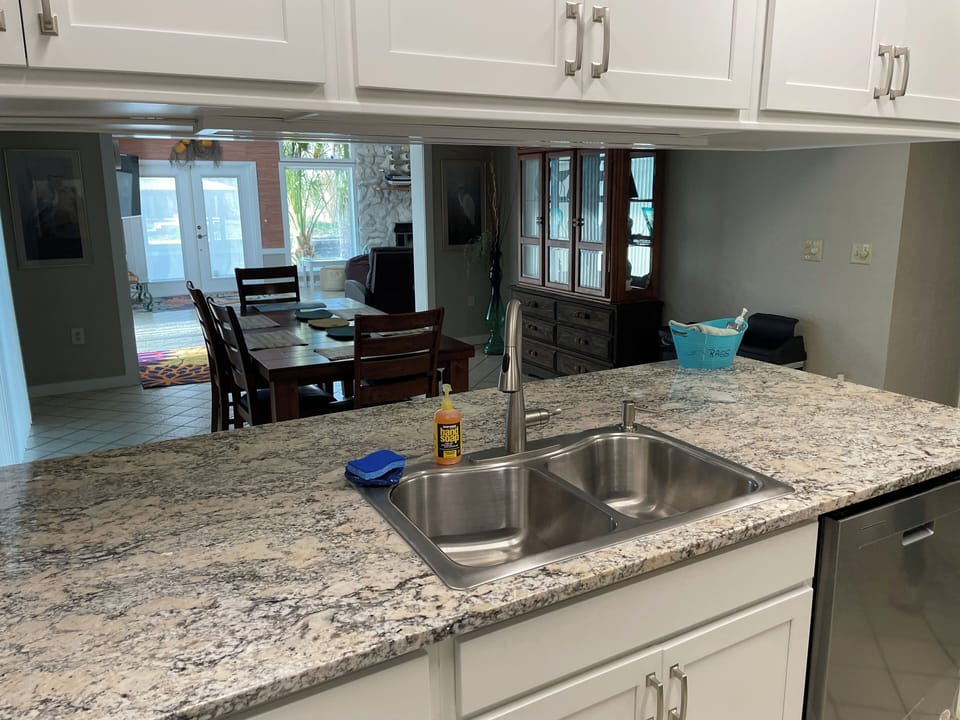Kitchen looking into Dining