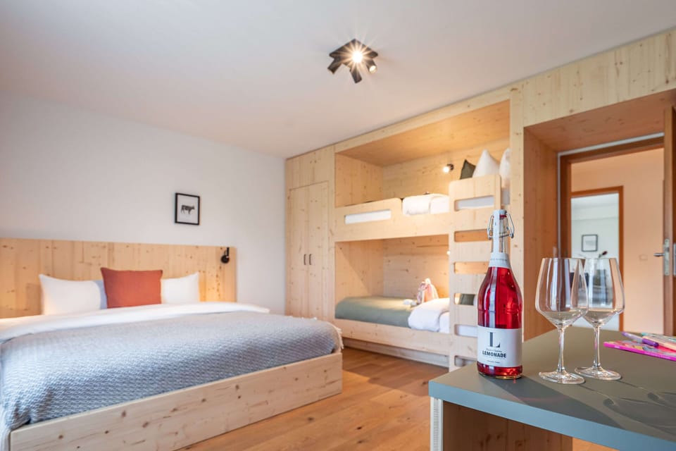 Family Apartment | Hypo-allergenic bedding, blackout drapes, iron/ironing board, free WiFi