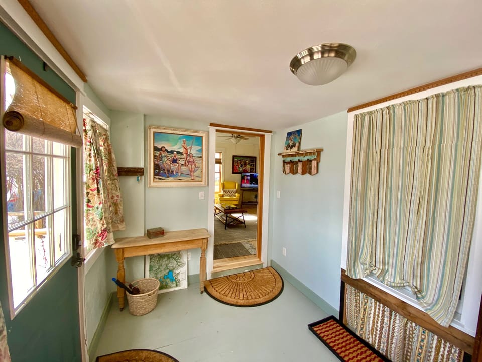 Front entrance/mudroom is perfect place to store ski's, bike's and coats.