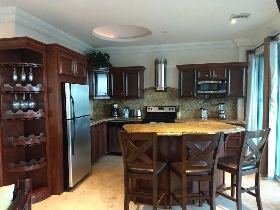 Beautiful kitchen view of the ocean