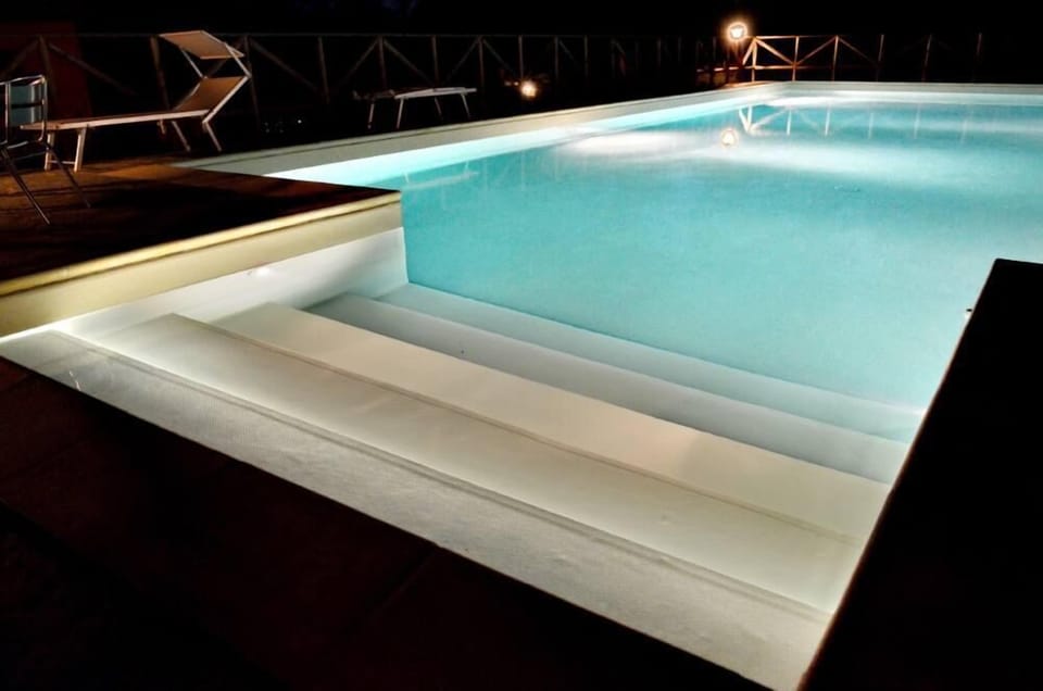 Salty Pool by night
