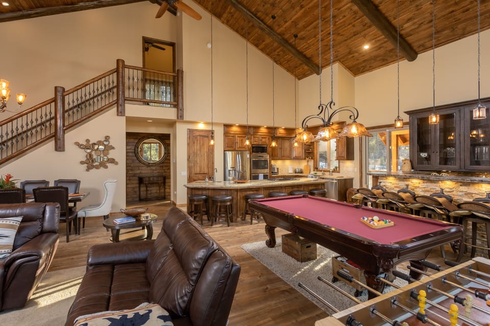 Such a cozy and inviting Great Room. Everyone loves it! 