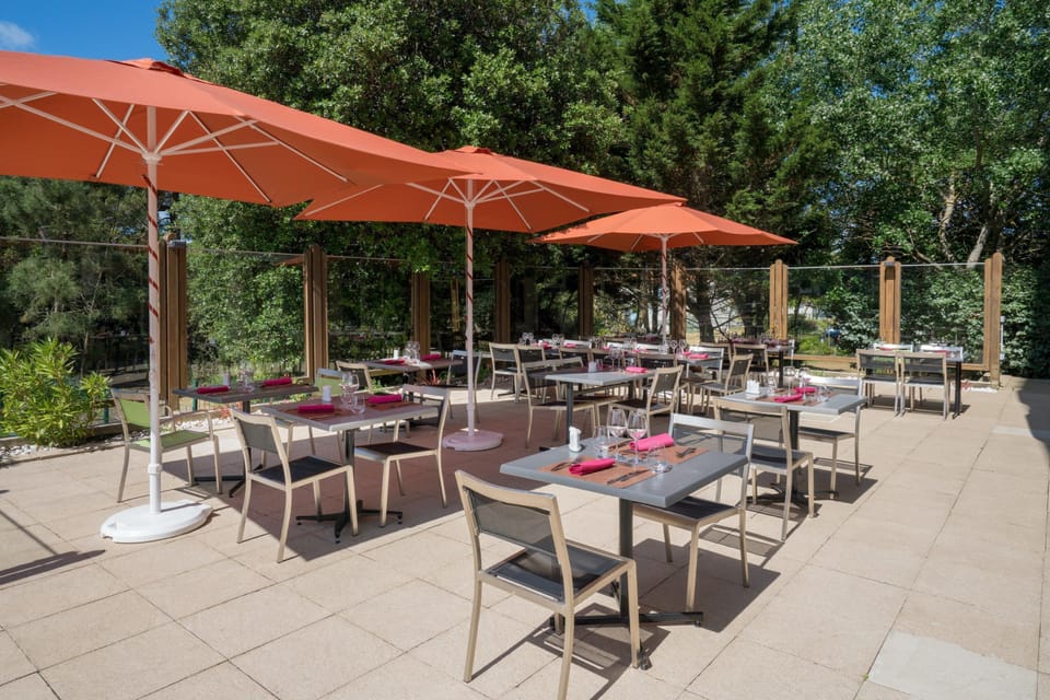 In the summer, you will love the outdoor pool!