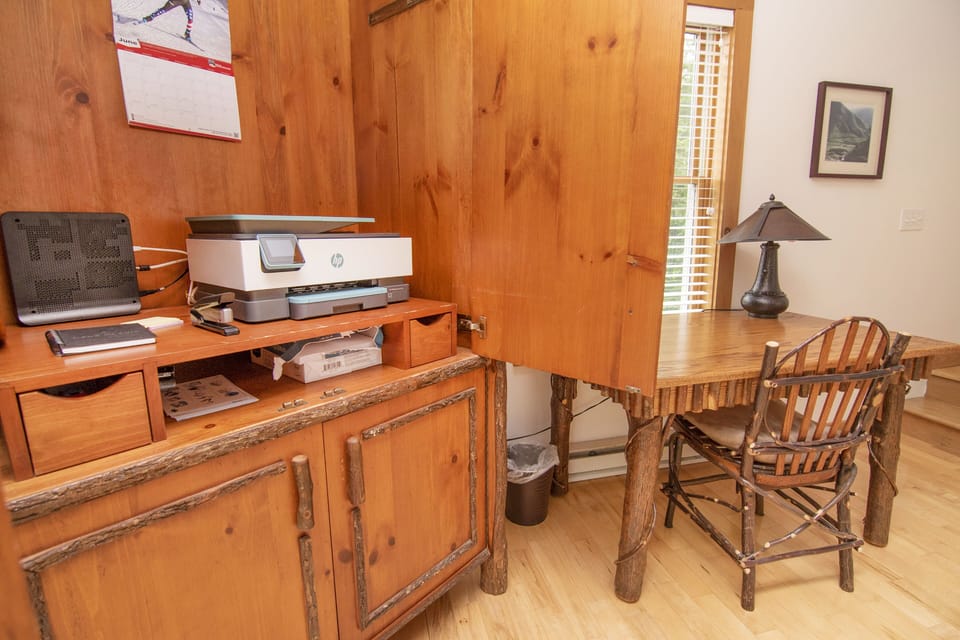 All in one HP printer for the occasional work need.
