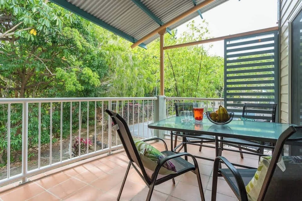 Start the morning with coffee on the balcony while overlooking lush gardens and watching local wallabies graze below.